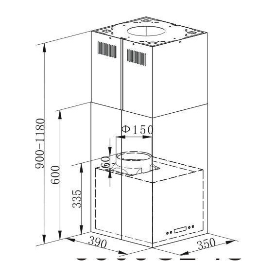 Вытяжка Maunfeld Bath Light Isla 35 - 2 Вытяжка Maunfeld Bath Light Isla 35 фото 2