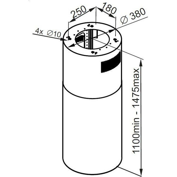Вытяжка Maunfeld Lee Push, чёрный - 2 Вытяжка Maunfeld Lee Push, чёрный фото 2