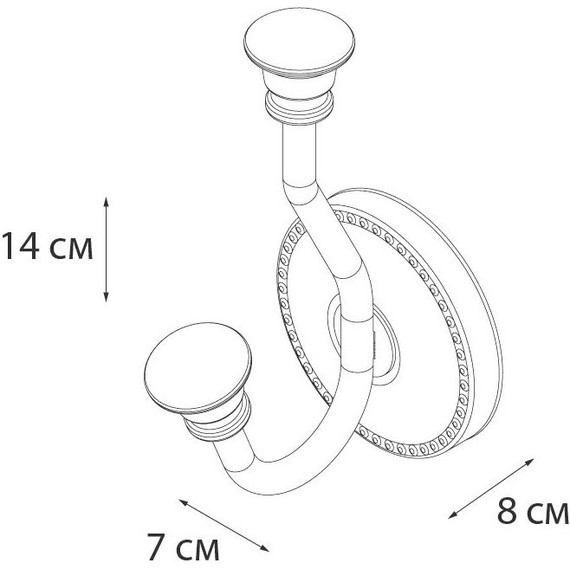 Крючок Fixsen Adele FX-55005 фото 3