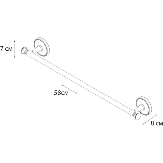 Полотенцедержатель Fixsen Adele FX-55001 - 3 Полотенцедержатель Fixsen Adele FX-55001 фото 3