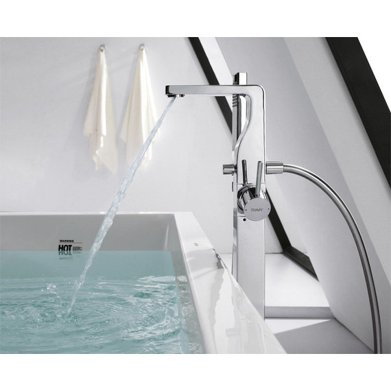 Смеситель для ванны Bravat Arc F66061C-B3-ENG, Цвет производителя: хром фото 3