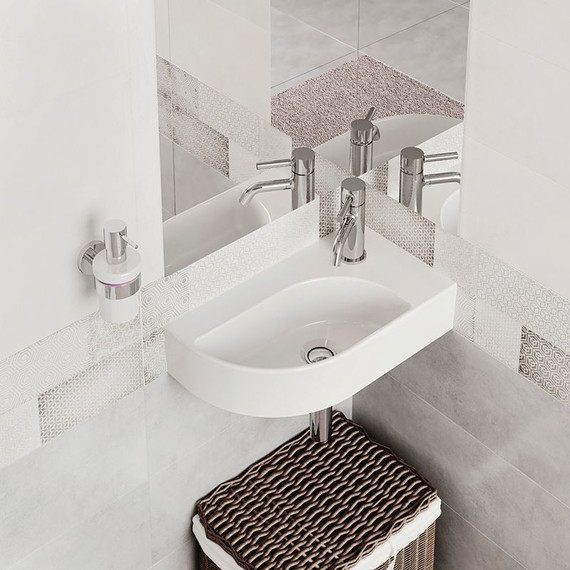 Раковина подвесная Cersanit Cameo 45 см R UM-CAM45/1-w - 3 Раковина подвесная Cersanit Cameo 45 см R UM-CAM45/1-w фото 3