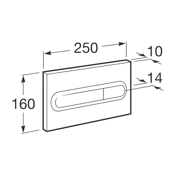 Кнопка смыва Roca Duplo In-Wall 7890095001 фото 2