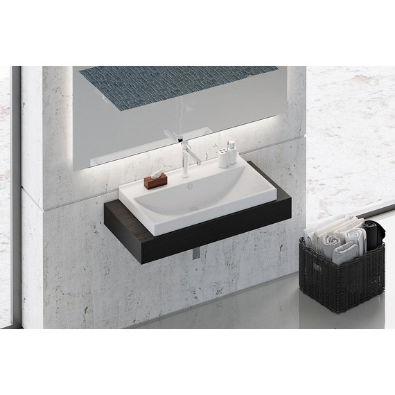 Раковина врезная на столешницу Sanita Luxe Fest WB.FN/Fest/80-C/WHT.G/S1 80 см - 3 Раковина врезная на столешницу Sanita Luxe Fest WB.FN/Fest/80-C/WHT.G/S1 80 см фото 3