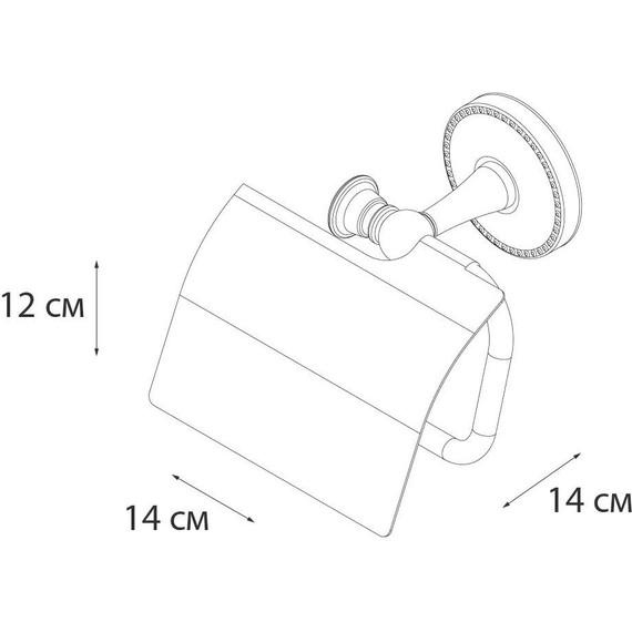 Держатель для туалетной бумаги Fixsen Adele FX-55010 фото 3