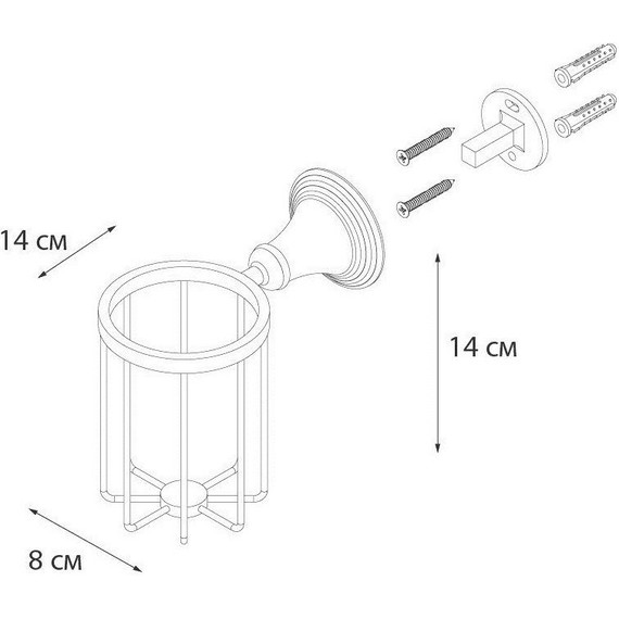 Держатель для освежителя Fixsen Best FX-71609A фото 3