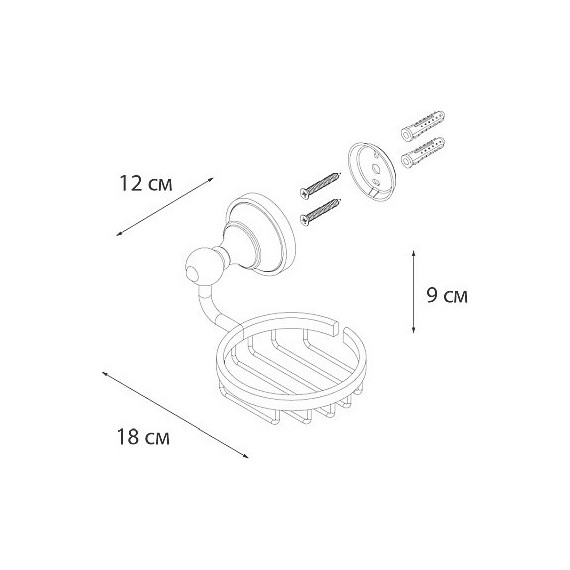 Мыльница Fixsen Bogema FX-78509 фото 3