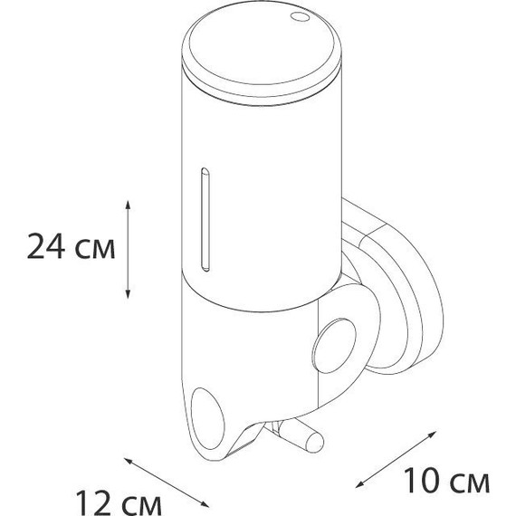 Дозатор для жидкого мыла Fixsen Hotel FX-31012A - 4 Дозатор для жидкого мыла Fixsen Hotel FX-31012A фото 4