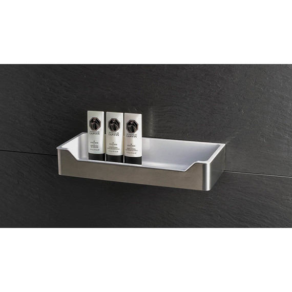 Полка прямоугольная Fixsen Hotel FX-31003C 32 см, хром/белый - 2 Полка прямоугольная Fixsen Hotel FX-31003C 32 см, хром/белый фото 2