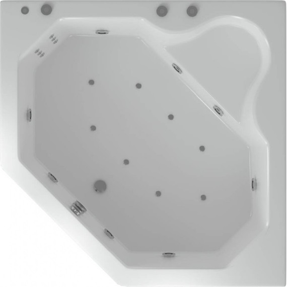 Ванна гидромассажная Aquatek Лира 150x150 см фото 2