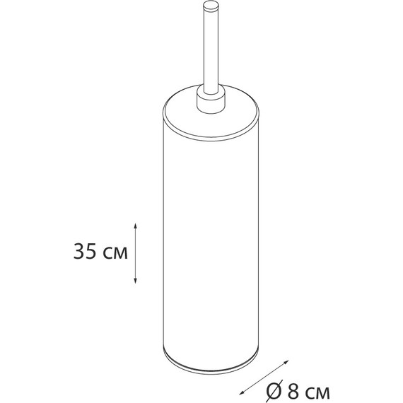 Ершик для унитаза Fixsen Kvadro FX-442 фото 3