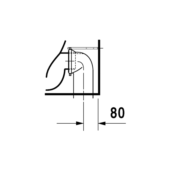 Унитаз приставной Duravit Starck 3 0124090000 фото 6