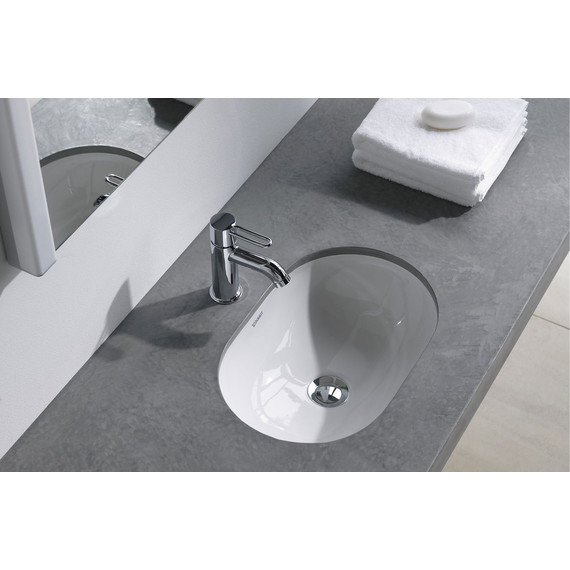 Раковина врезная под столешницу Duravit D-Code 49 см 0338490000 - 4 Раковина врезная под столешницу Duravit D-Code 49 см 0338490000 фото 4