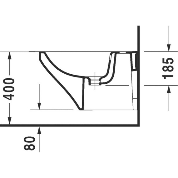 Биде подвесное Duravit Durastyle 2282150000 - 5 Биде подвесное Duravit Durastyle 2282150000 фото 5