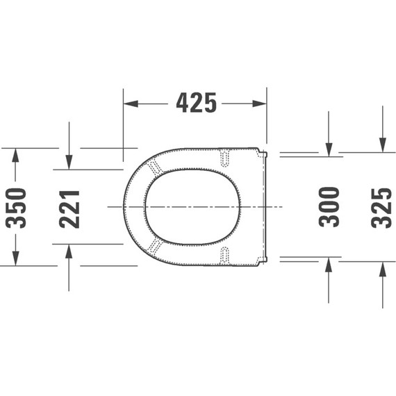 Сиденье с крышкой для унитаза Duravit Starck 3 дюропласт 0063810000 - 3 Сиденье с крышкой для унитаза Duravit Starck 3 дюропласт 0063810000 фото 3
