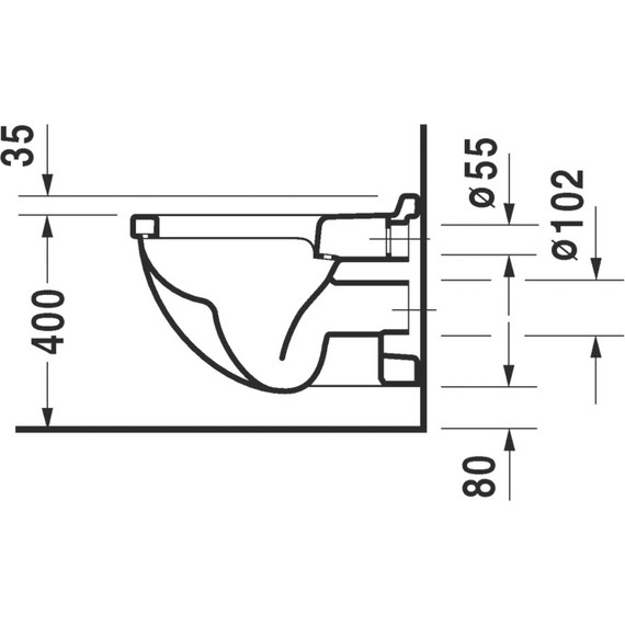 Унитаз подвесной Duravit Starck 3 2200090000 фото 8