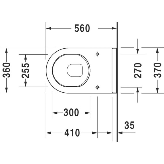 Унитаз приставной Duravit Starck 3 0124090000 фото 3