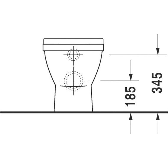 Унитаз приставной Duravit Starck 3 0124090000 фото 5