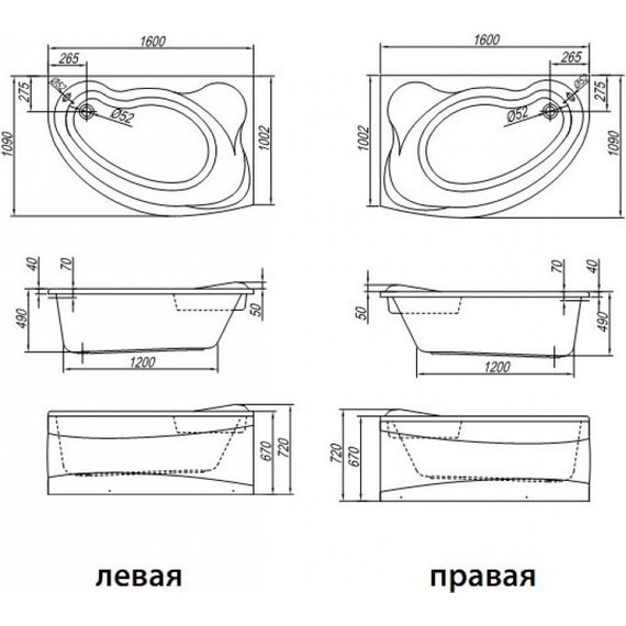 Ванна акриловая Kolpa-San Amadis 160x100 см L - 6 Ванна акриловая Kolpa-San Amadis 160x100 см L фото 6