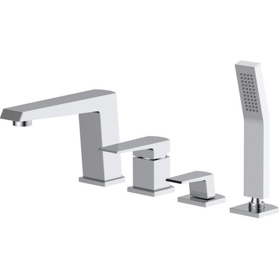 Смеситель для ванны BelBagno Arlie ARL-VIM4-CRM фото 
