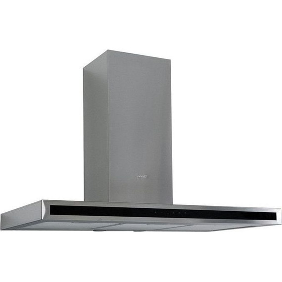 Вытяжка Fabiano Linea 90 Inox Silence+ (чёрное стекло) фото 