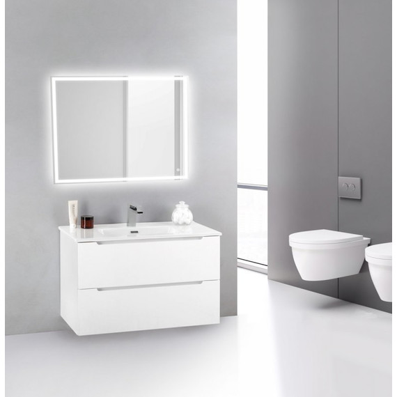 Тумба подвесная с раковиной BelBagno ETNA39-800/390-2C-SO-BL-P 80 см, Bianco Lucido, Цвет фасада: Bianco Lucido - 2 Тумба подвесная с раковиной BelBagno ETNA39-800/390-2C-SO-BL-P 80 см, Bianco Lucido, Цвет фасада: Bianco Lucido фото 2