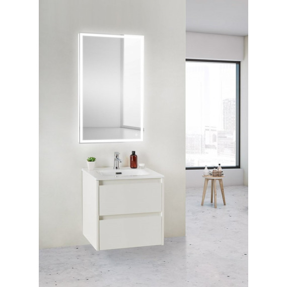 Тумба подвесная с раковиной BelBagno KRAFT 39-700/390-2C-SO-BO 70 см, Bianco Opaco - 2 Тумба подвесная с раковиной BelBagno KRAFT 39-700/390-2C-SO-BO 70 см, Bianco Opaco фото 2