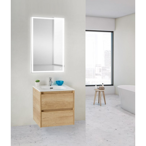 Тумба подвесная с раковиной BelBagno KRAFT 39-700/390-2C-SO-RNN 70 см, Rovere Nebrasca Nature - 2 Тумба подвесная с раковиной BelBagno KRAFT 39-700/390-2C-SO-RNN 70 см, Rovere Nebrasca Nature фото 2