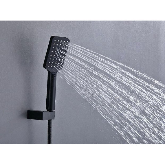 Душевая система для ванны с термостатом Timo Petruma SX-5149/03SM, черный - 4 Душевая система для ванны с термостатом Timo Petruma SX-5149/03SM, черный фото 4