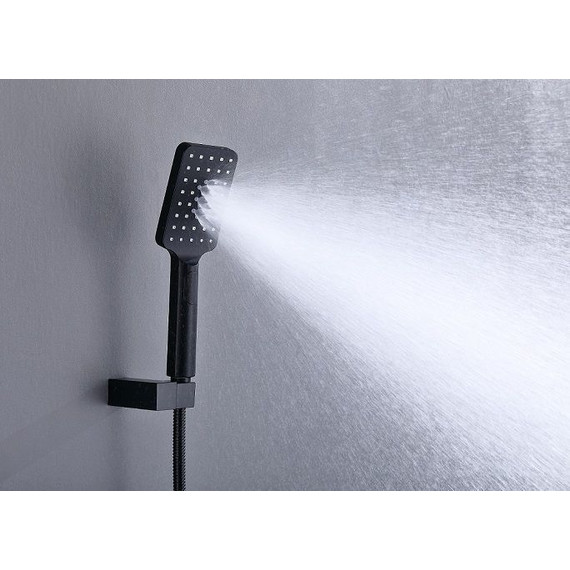 Душевая система для ванны с термостатом Timo Petruma SX-5149/03SM, черный - 6 Душевая система для ванны с термостатом Timo Petruma SX-5149/03SM, черный фото 6