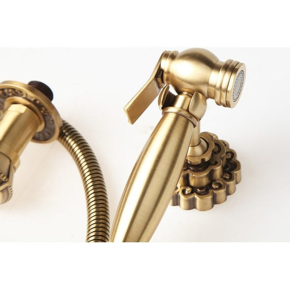 Гигиенический душ Bronze de Luxe Windsor 10134 (на 1 воду) бронза - 4 Гигиенический душ Bronze de Luxe Windsor 10134 (на 1 воду) бронза фото 4