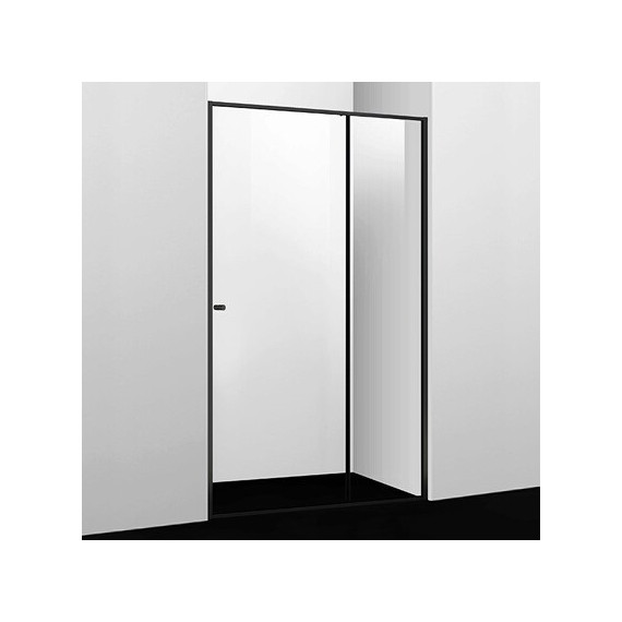 Душевая дверь WasserKraft Dill 100 см 61S12, черный/прозрачное фото 