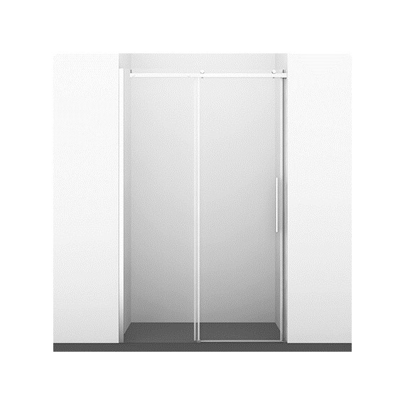 Душевая дверь WasserKraft Dinkel 120 см 58R05, хром/прозрачное фото 