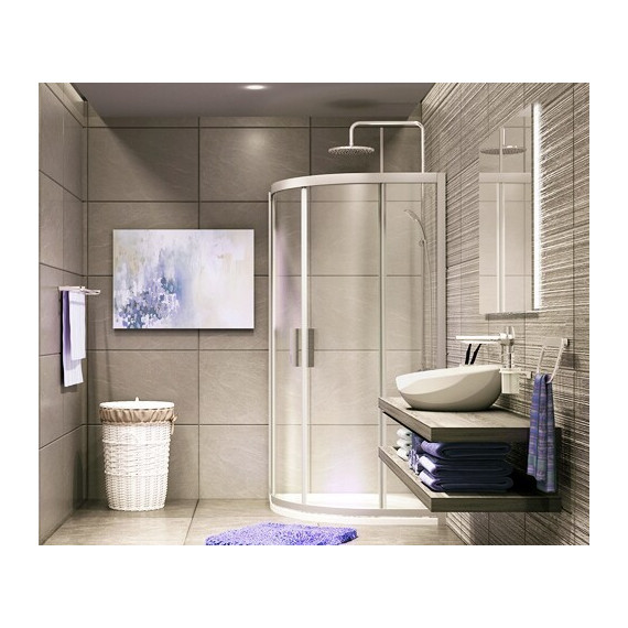 Душевое ограждение WasserKraft Lippe 90х90 см 45S01, хром/прозрачное - 4 Душевое ограждение WasserKraft Lippe 90х90 см 45S01, хром/прозрачное фото 4