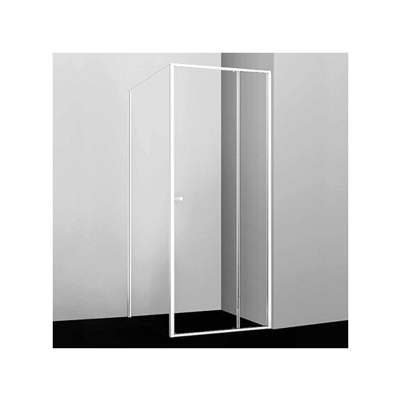 Душевое ограждение WasserKraft Rhin 100х100 см 44S19, белый/прозрачное фото 