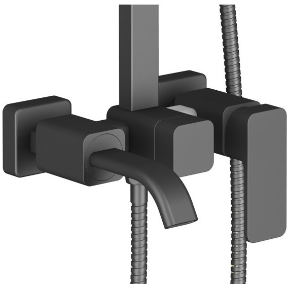 Душевая стойка Timo Selene SX-1013/03, черный - 4 Душевая стойка Timo Selene SX-1013/03, черный фото 4