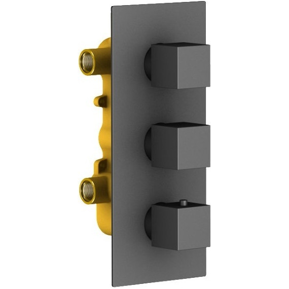 Душевая система для душа с термостатом Timo Tetra-Thermo SX-0179/03SM, черный - 4 Душевая система для душа с термостатом Timo Tetra-Thermo SX-0179/03SM, черный фото 4