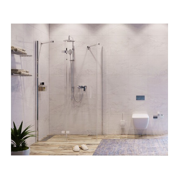 Душевое ограждение WasserKraft Aller 120х80 см L 10H06LWHITE, белый/прозрачное фото 4