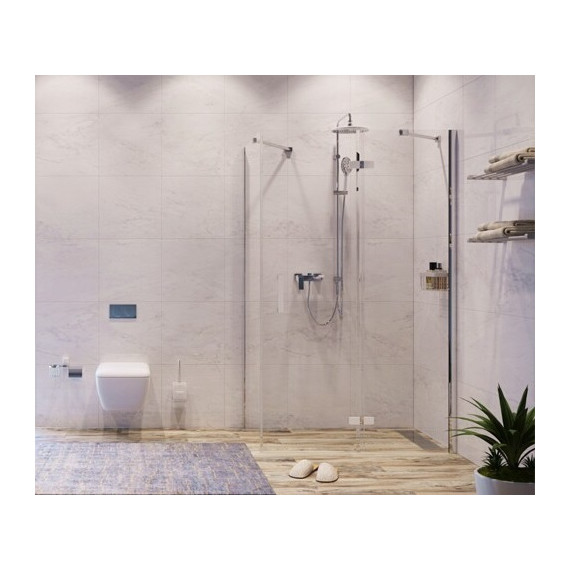 Душевое ограждение WasserKraft Aller 120х100 см R 10H10RWHITE, белый/прозрачное - 4 Душевое ограждение WasserKraft Aller 120х100 см R 10H10RWHITE, белый/прозрачное фото 4