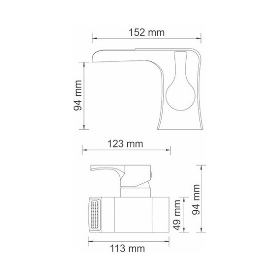 Смеситель для раковины WasserKraft Berkel 4869 - 8 Смеситель для раковины WasserKraft Berkel 4869 фото 8