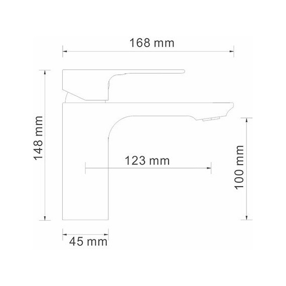 Смеситель для раковины WasserKraft Dinkel 5803 фото 7