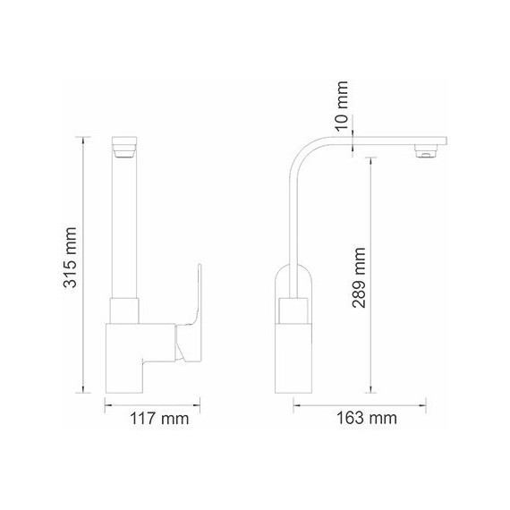 Смеситель для кухни WasserKraft Dinkel 5807 - 8 Смеситель для кухни WasserKraft Dinkel 5807 фото 8
