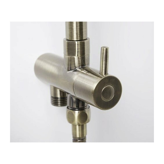 Душевая стойка WasserKraft Exter A040, светлая бронза - 7 Душевая стойка WasserKraft Exter A040, светлая бронза фото 7