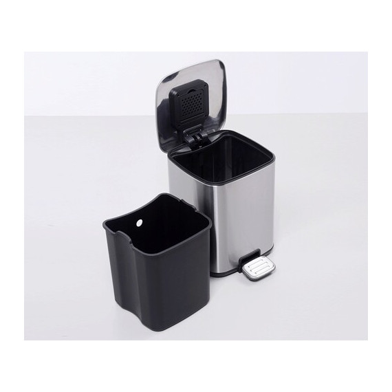 Ведро для мусора с педалью WasserKraft K-649 - 4 Ведро для мусора с педалью WasserKraft K-649 фото 4
