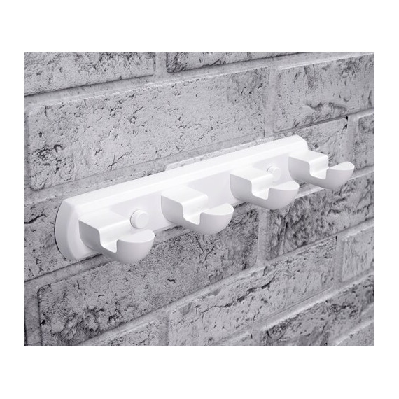 Набор крючков WasserKraft Kammel K-8374WHITE, белый фото 3