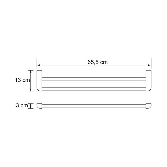 Полотенцедержатель WasserKraft Kammel K-8340WHITE, белый фото 3