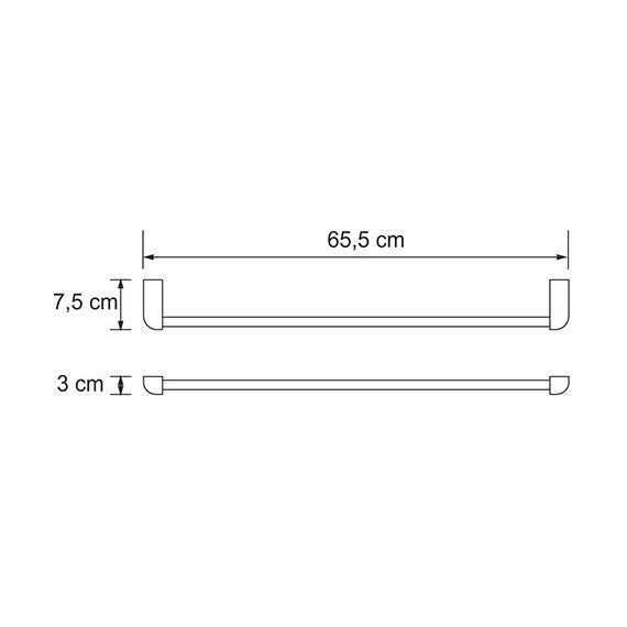 Полотенцедержатель WasserKraft Kammel K-8330WHITE, белый фото 4