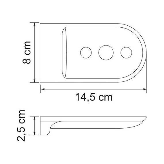 Мыльница WasserKraft Kammel K-8369WHITE, белый фото 4