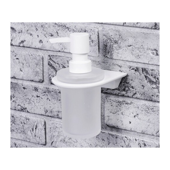 Дозатор для жидкого мыла WasserKraft Kammel K-8399WHITE, белый фото 2