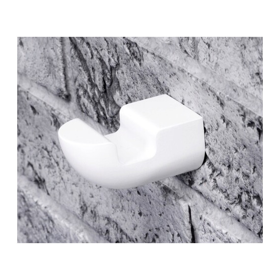 Крючок WasserKraft Kammel K-8323WHITE, белый фото 2